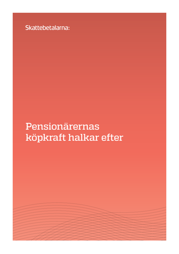 Pensionärernas köpkraft halkar efter