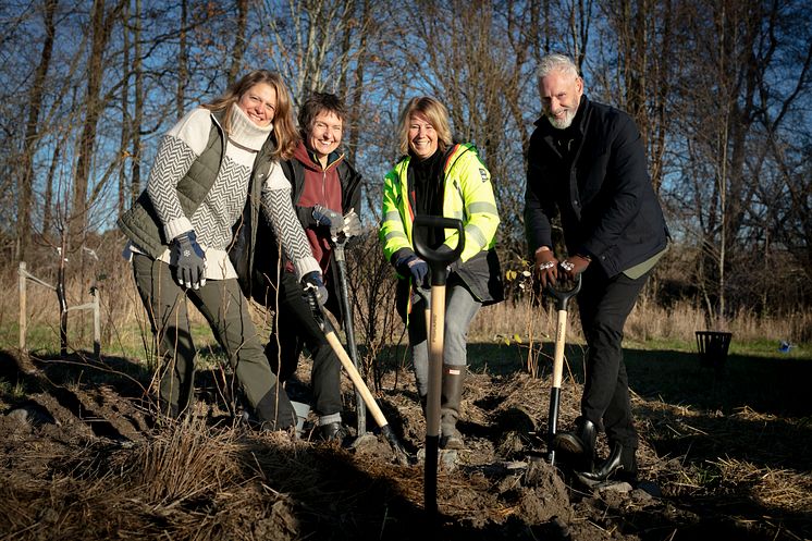 Invigning av Odla livet i Bro Trädgårdsstad 