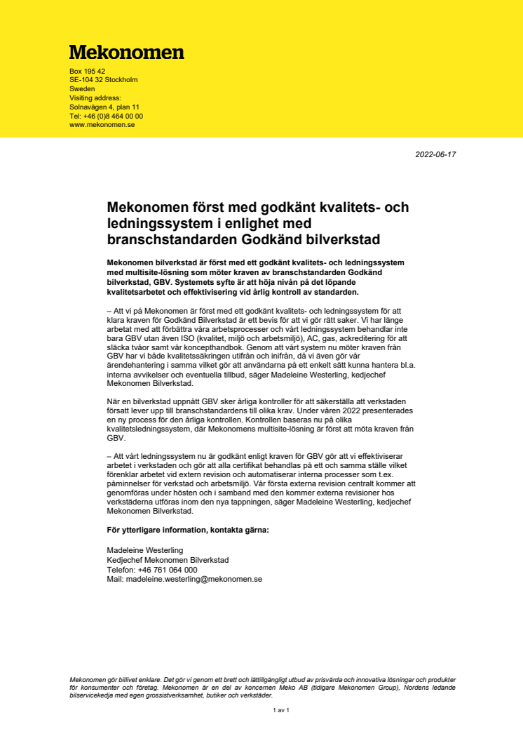 PRM_Mekonomen först med godkänt ledningssystem enligt GBV_2022-06-17.pdf