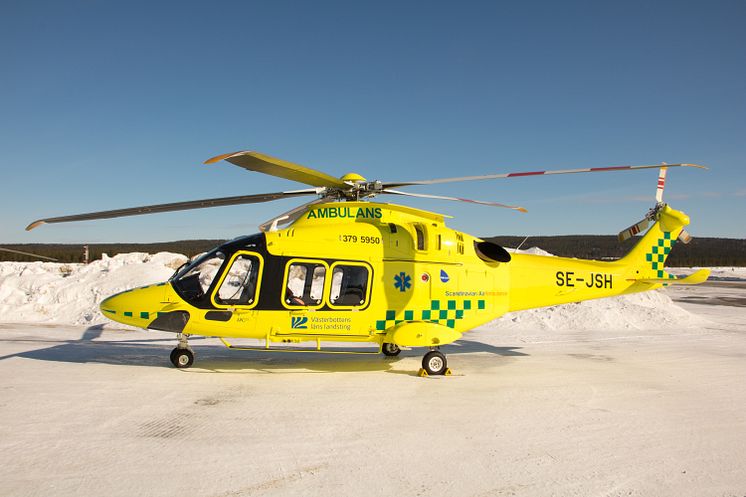 Landstingets nya ambulanshelikopter modernast i Sverige
