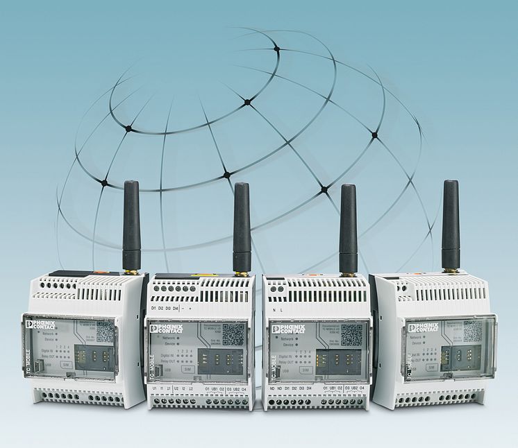 Monitoring sensors via the mobile phone network