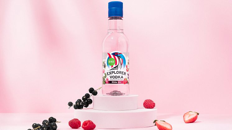 Explorer Vodka Röda Bär Flaska - header