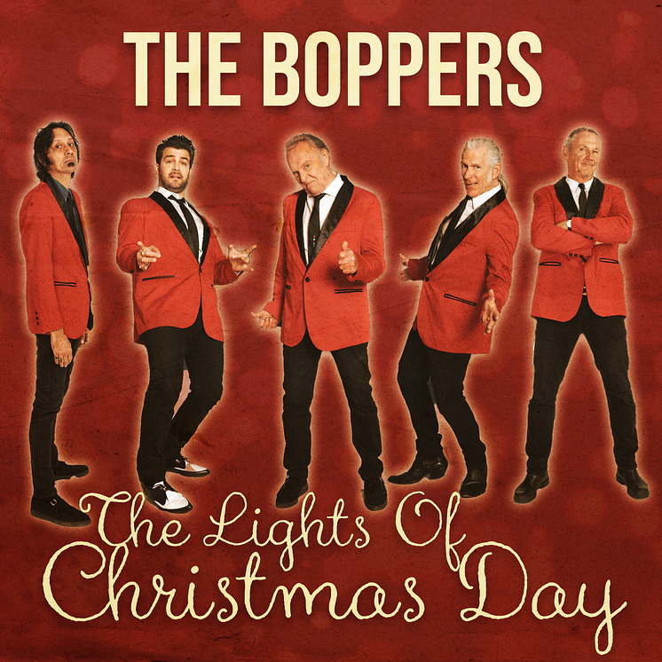 The Boppers - The Lights of Christmas Day - omslag