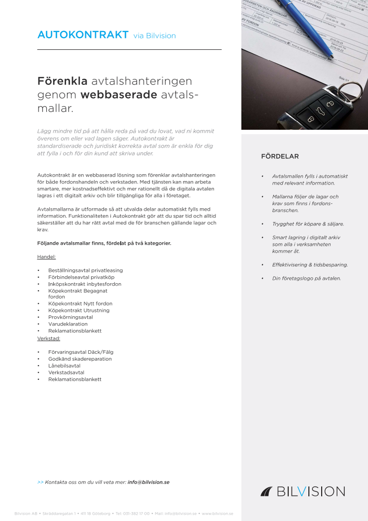 Få koll på era lånebilar med lånebilsavtal från Autokontrakt!