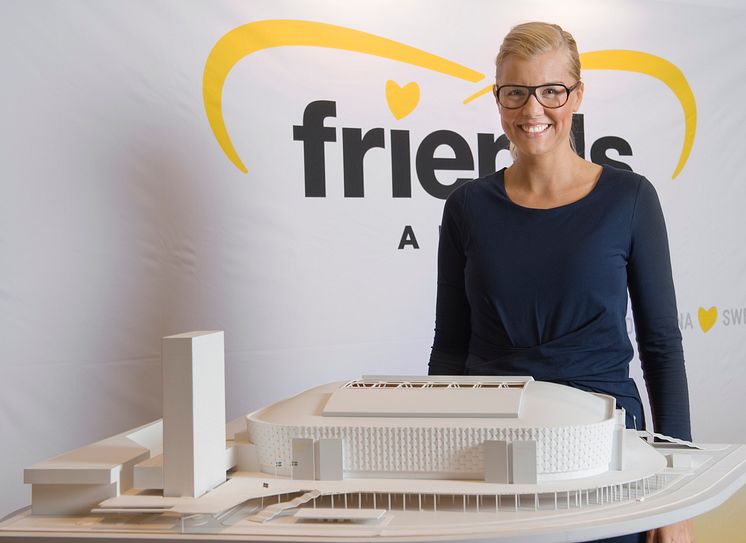 Sara Damber presenterar Friends Arena 2