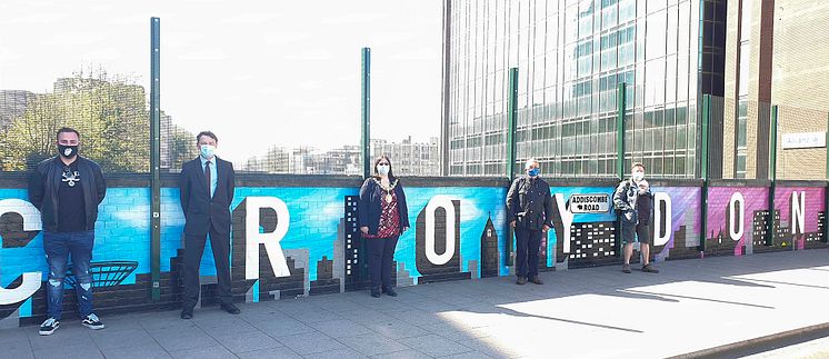 East Croydon station mural 01