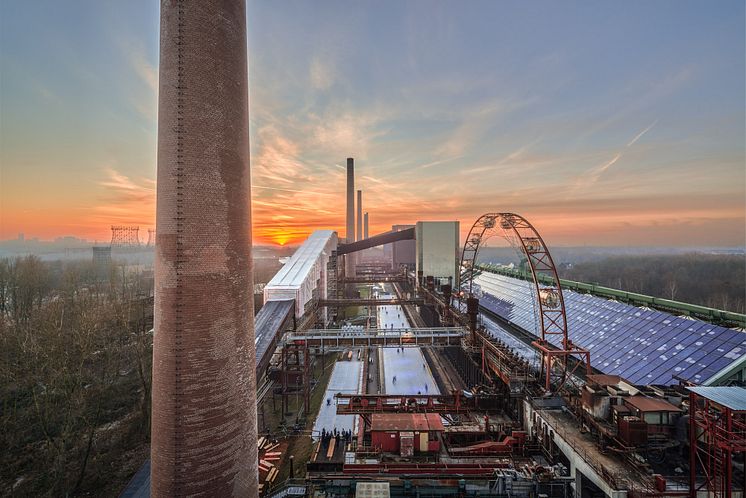 UNESCO Weltkulturerbe Zollverein - Kokerei - Eislaufbahn 