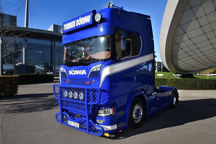 Scania S 580 für die Spedition Torben Döring