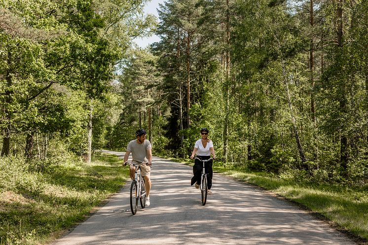 Ängstorp skafferi på Selaön lånar ut cyklar till sina besökare