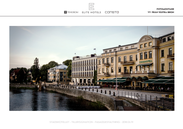 Gestaltning av tillbyggnad av stadshotellet