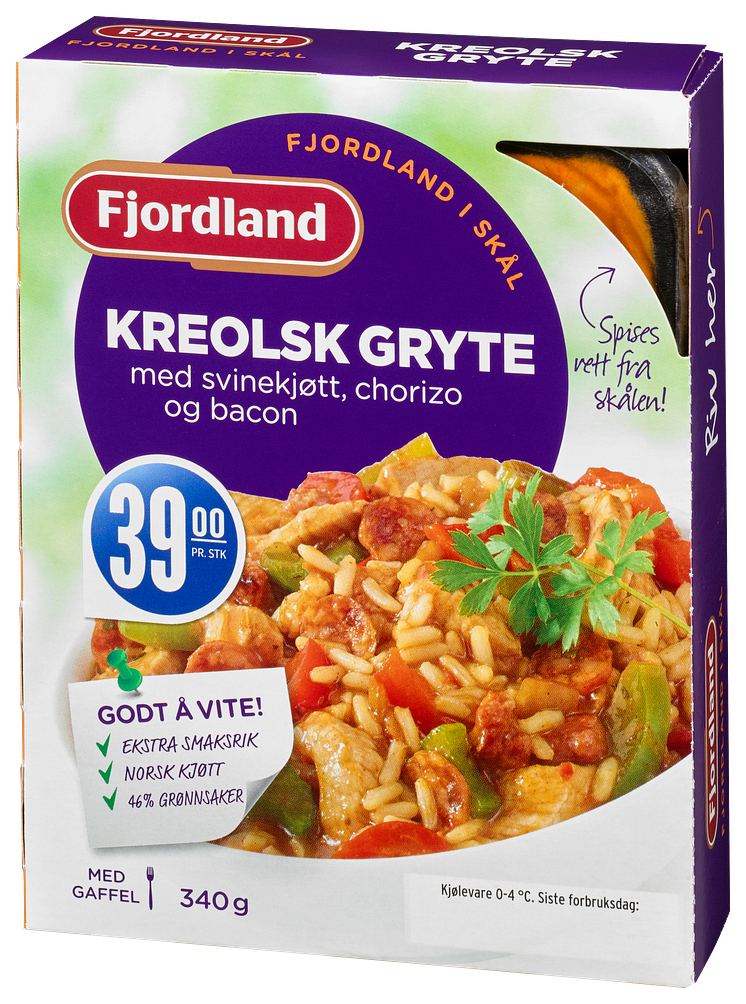 Fjordland i skål: Kreolsk gryte