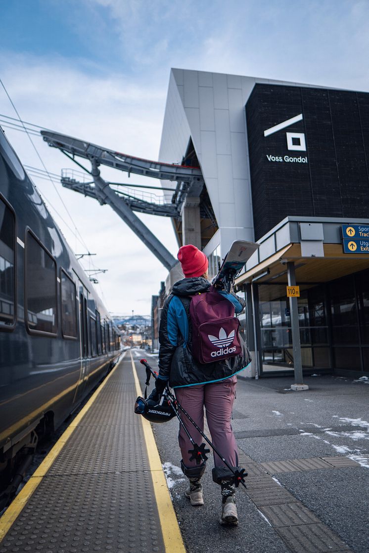 Train to gondola