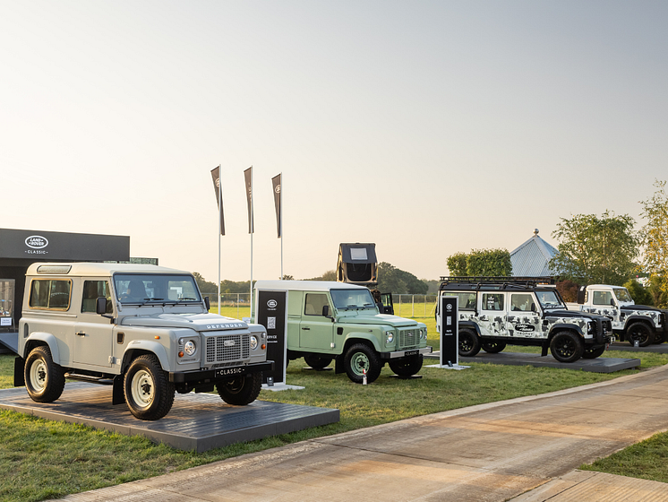 LAND ROVER CLASSIC INTRODUCES NEW CLASSIC DEFENDER PARTS AT GOODWOOD REVIVAL 10
