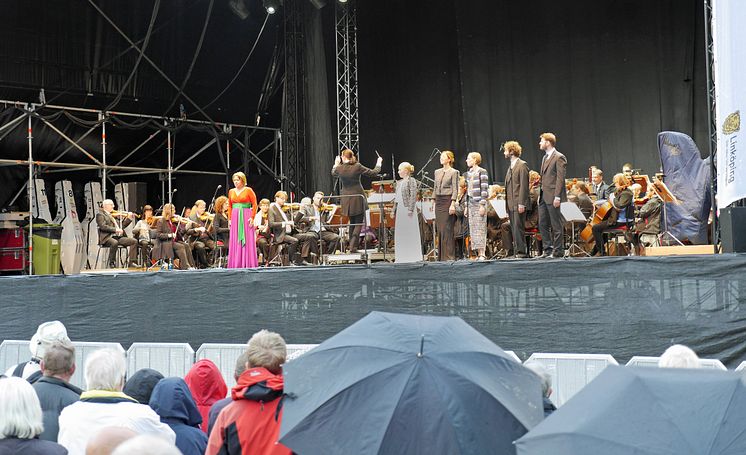 Nina Stemme och Norrköpings Symfoniorkester på Linköpings Stadsfest