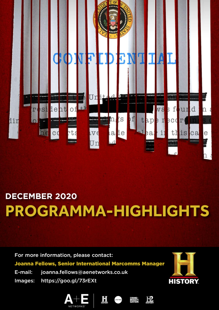 HISTORY Programma - Highlights december 2020