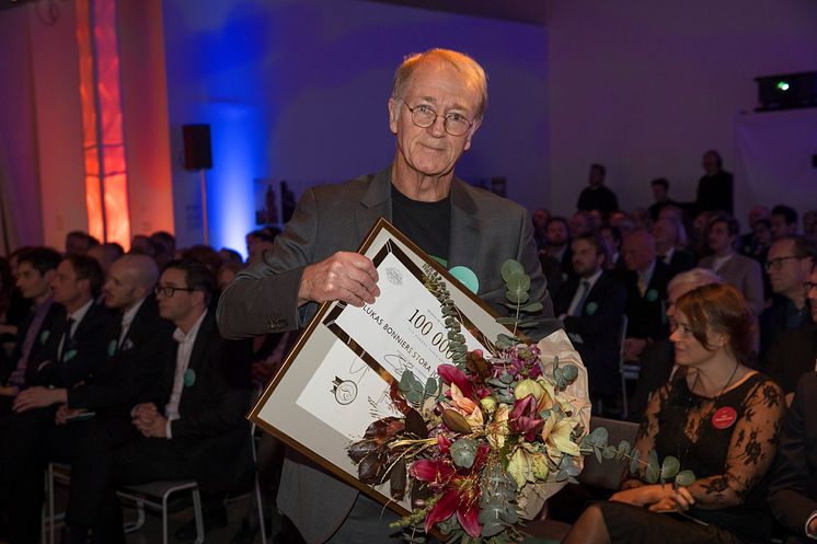 Tom Alandh, vinnare av Lukas Bonniers Stora Journalistpris 2017