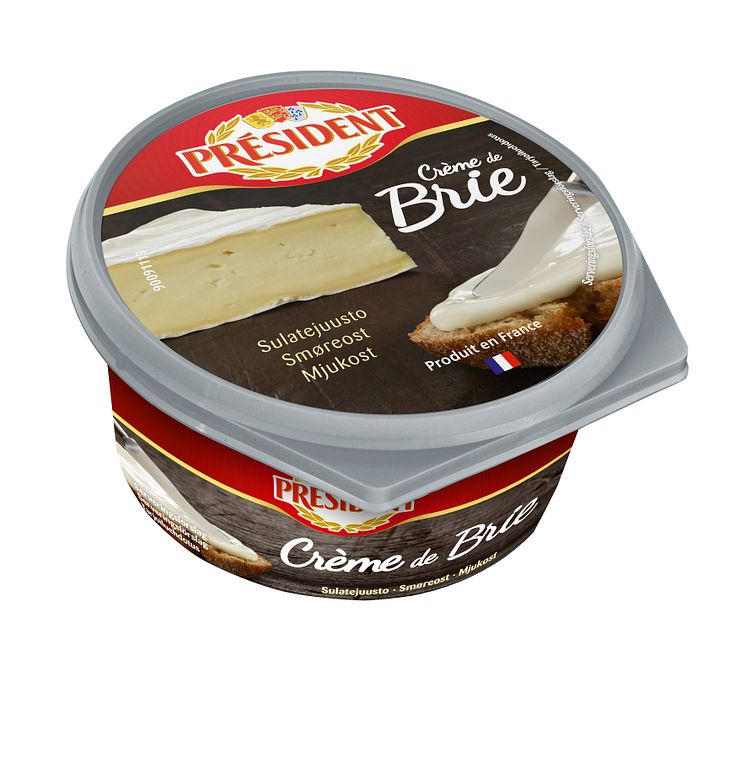 Président introducerar ”Crème de”: Bredbar fransk ost med smak av Brie