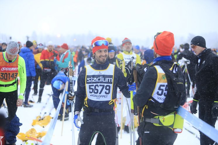 Prins Carl Philip åker Vasaloppet 2019