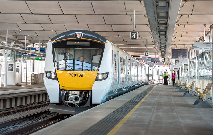 New Thameslink train at Blackfriars