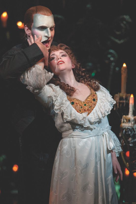 Fra teatrets seneste produktion af The Phantom of the Opera