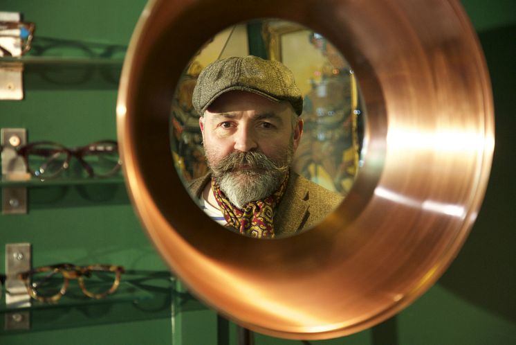Richard Cook with SelfReflector 