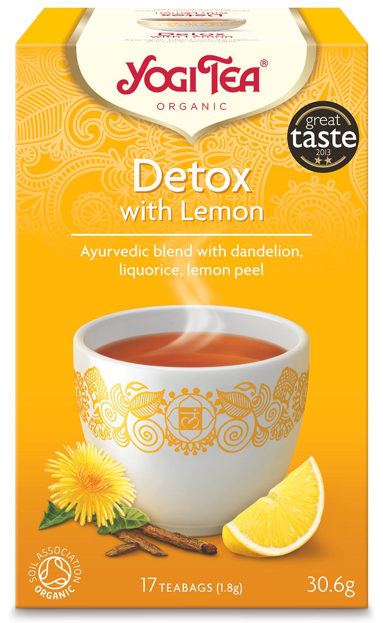 Yogi Tea Detox with Lemon poser økologisk