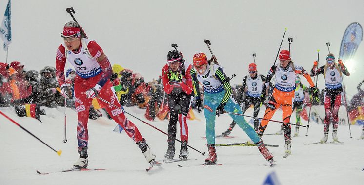 Synnøve Solemdal, fellesstart Ruhpolding, sesongen 2015-2016