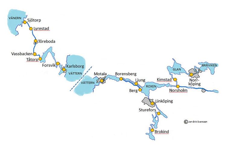 Ny studie: Vandrarmusslan kan spridas i hela Göta kanal