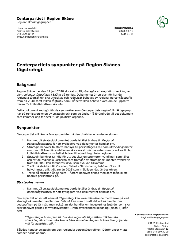 Centerpartiets synpunkter på Regin Skånes tågstrategi.pdf