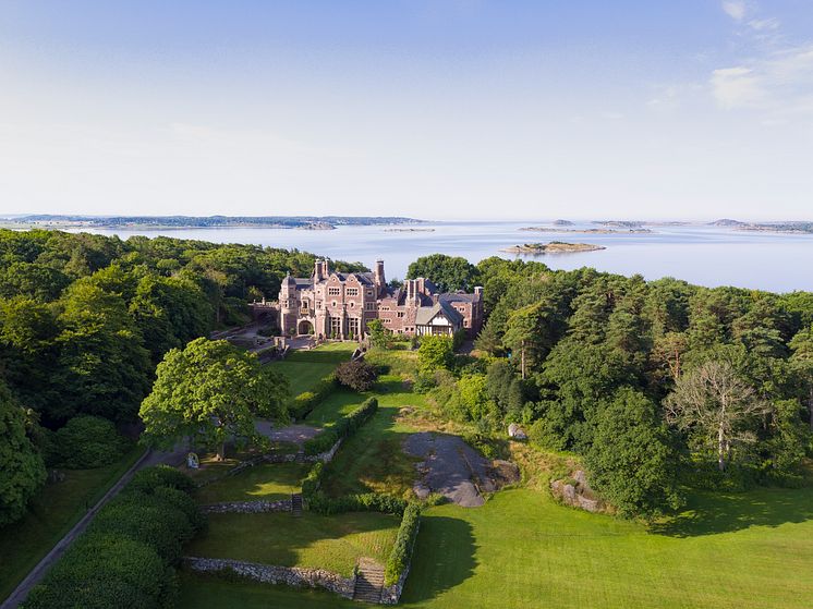 Tjolöholms Slott ca fyra mil söder om Göteborg