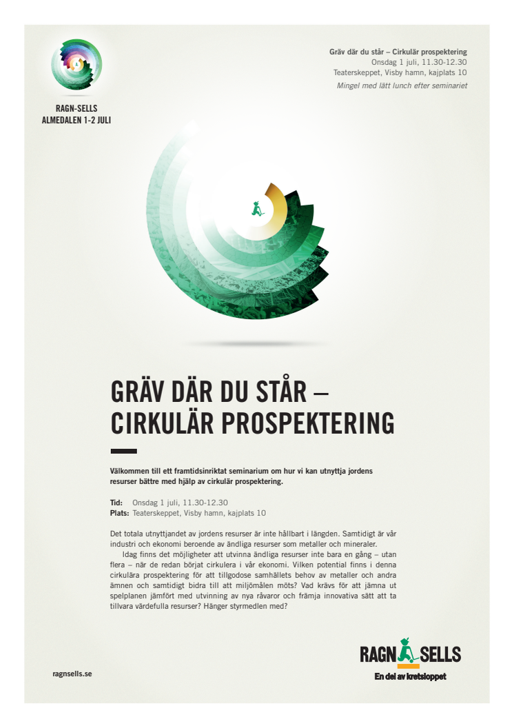 ​Almedalen 2015: Gräv där du står – Cirkulär prospektering (1 juli)