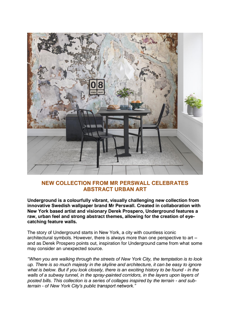 New collection from Mr Perswall celebrates abstract urban art