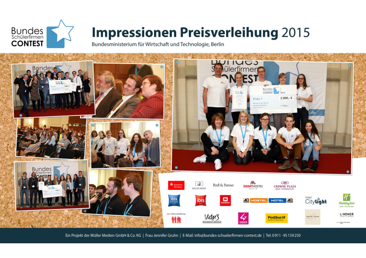 Impressionen der Preisverleihung 2015