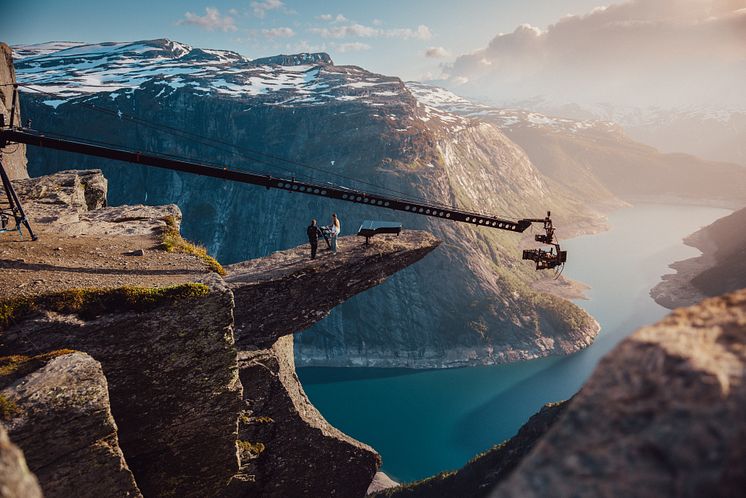 KYGO performance on Trolltunga