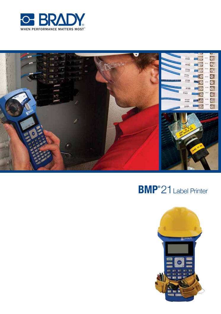 BMP21 Label Printer Brochure