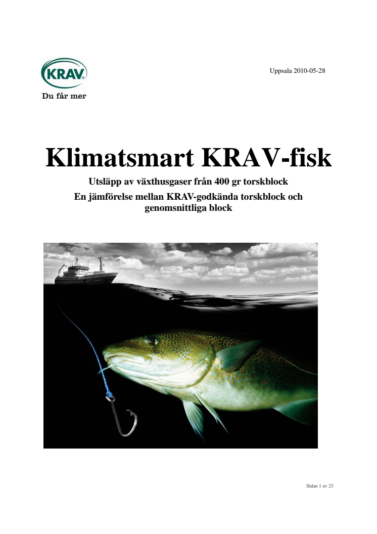 Klimatsmart KRAV-fiske