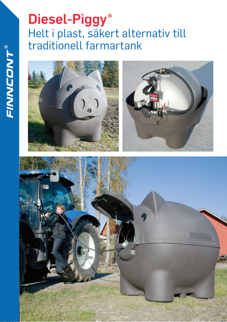 Finncont farmartank Diesel-Piggy, produktblad