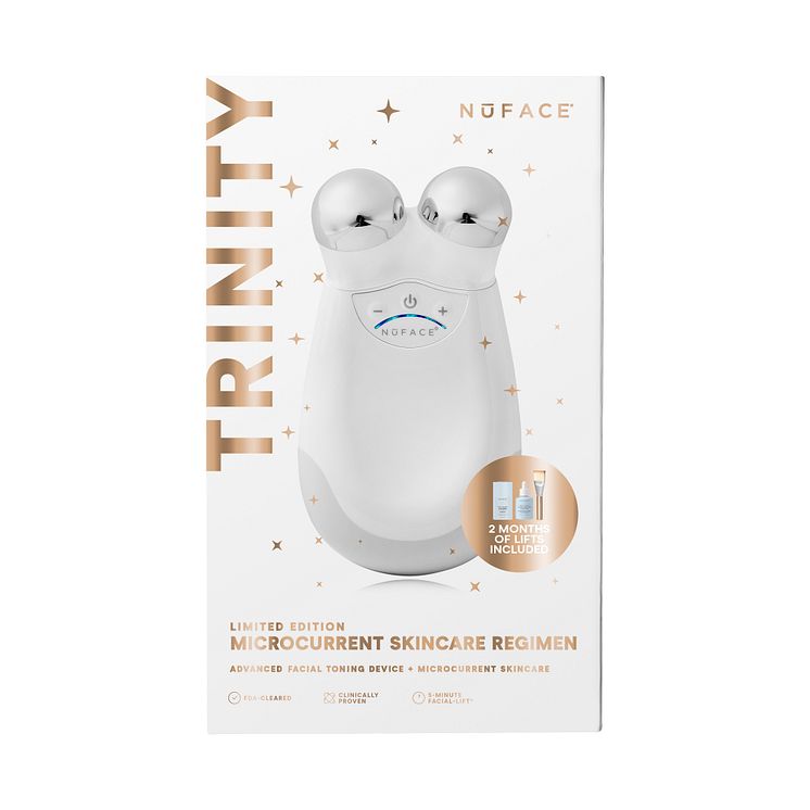 NuFACE Trinity Complete Microcurrent Skincare Routine Kit BOX