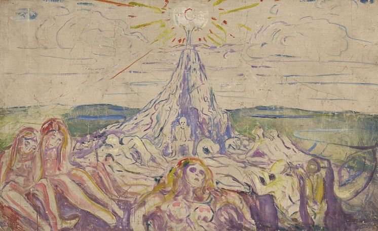 Edvard Munch: Menneskeberget / the Human Mountain (1910)