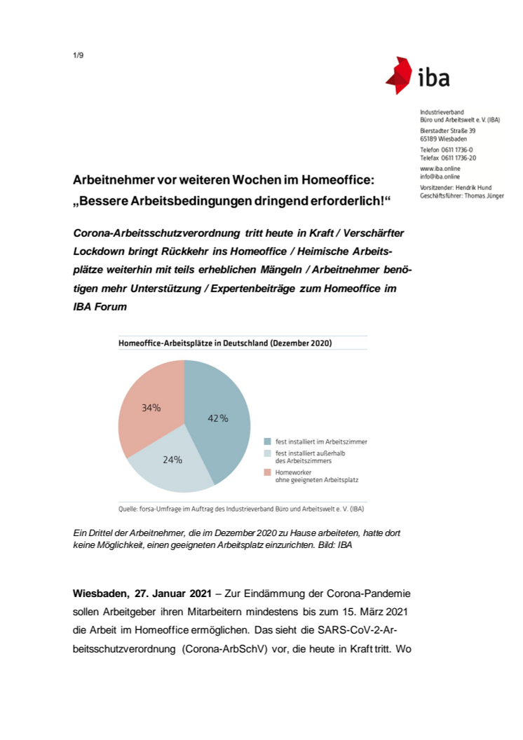 Arbeitnehmer vor weiteren Wochen im Homeoffice: „Bessere Arbeitsbedingungen dringend erforderlich!“