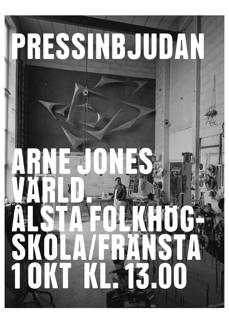 Pressvisning - Arne Jones-utställningen i Fränsta