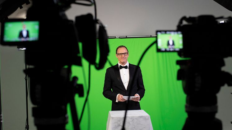 Felix Burda Award 2021: Vince Ebert im Green Screen