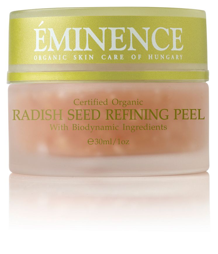 Éminence Radish Seed refining peel