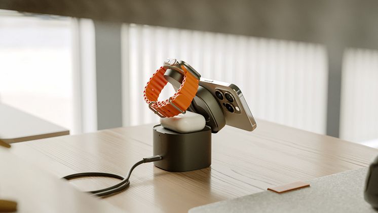 Alogic_Qi2_PowerPod_4In1_Wireless_Charger_On_Desk_Lifestyle_Image_Rear_Angle_Wide.jpg