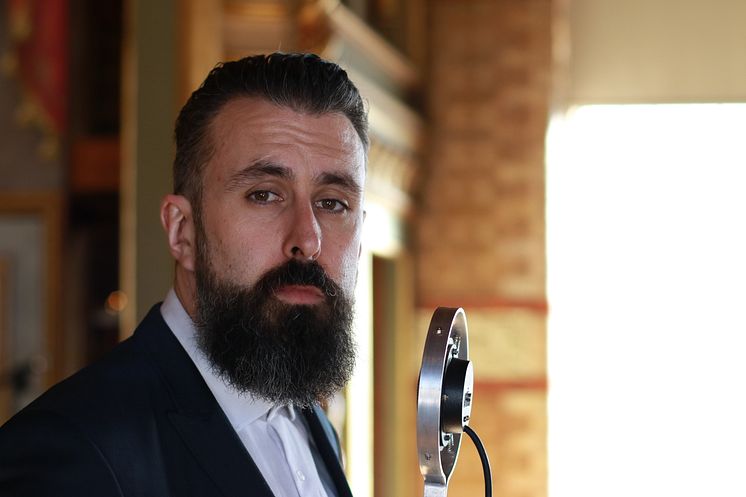 Scroobius Pip presenting the BBC Lifeline Appeal for the BSA