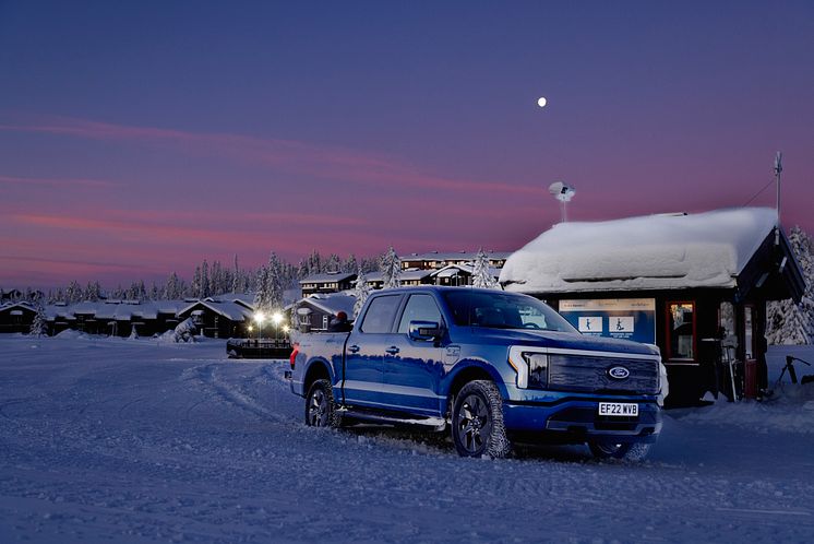 Ford F-150 Lightning Norge vinter 2023