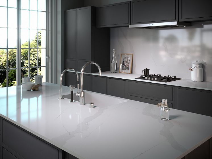 Silestone® Classic Calacatta_countertops_backsplash