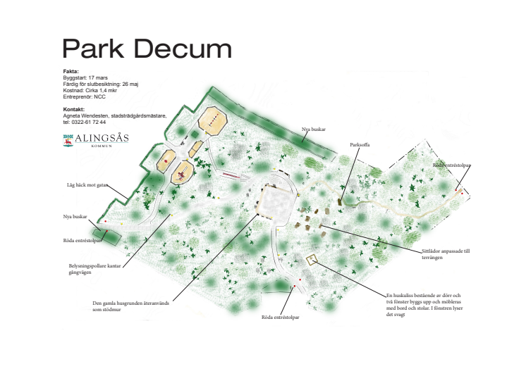 Skiss för Park Decum