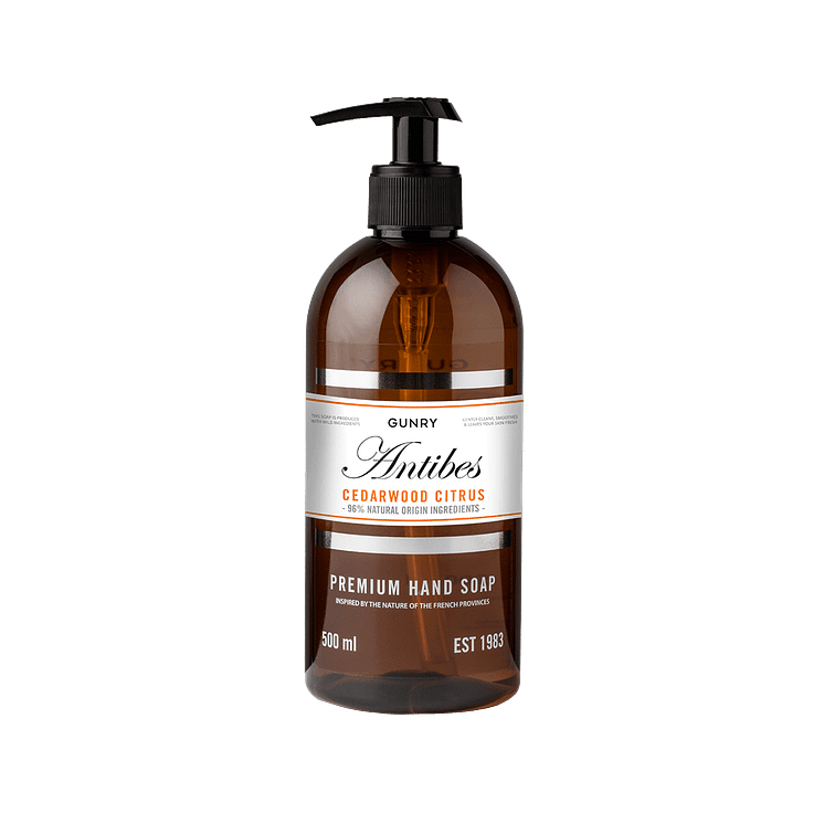 Gunry Handtvålar Premium French Collection Cedarwood Citrus 500 ml (1)