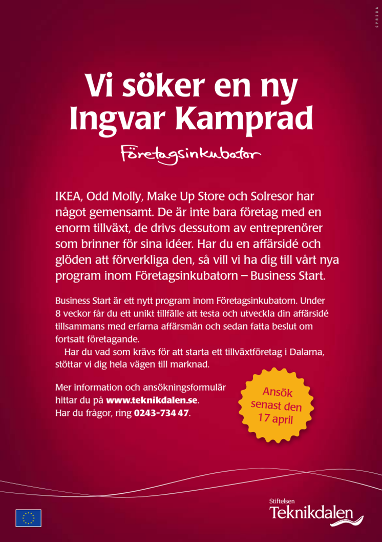 Vi söker en ny Ingvar Kamprad!